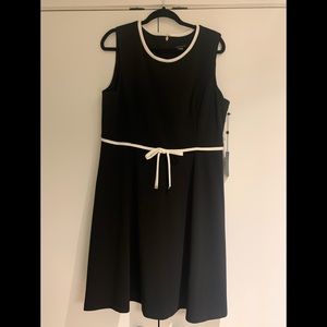 NWT Tommy Hilfiger Black Fit and Flare Dress
